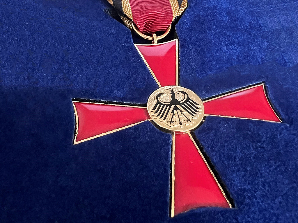 Bundesverdienstkreuz Ingo Vigneron Nahaufnahme